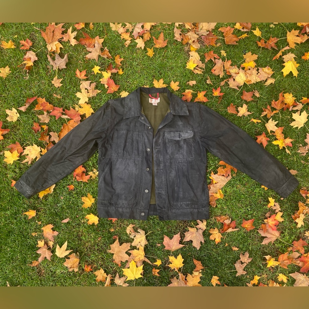 *Rare* Filson Black Short Lined Cruiser